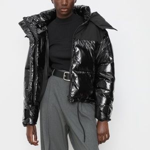 Combination puffer jacket